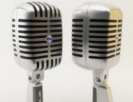 Metallic microphone
