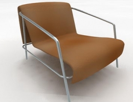 Backrest armchair