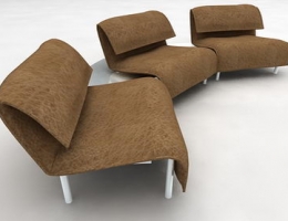 Originality gray sofa