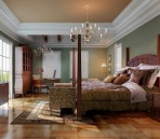 Bright and spacious bedroom model