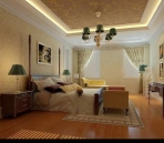 Gorgeous elegant bedroom model