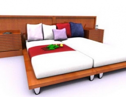 Big double bed