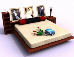 Large and lovely double bed