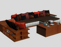 Luxurious modular sofa