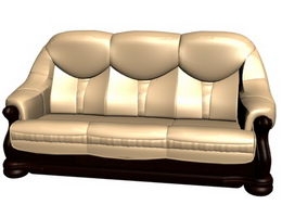 3D Model of gold over the sofa
