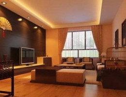 Worm living room with balcony