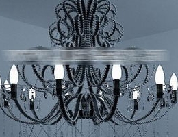 Iron chandelier