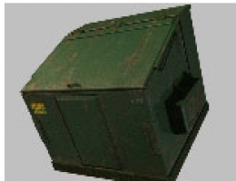 Green Dumpster Trash Dustbin