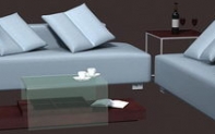 Leather sofa