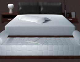 Pure white and Lenient bed