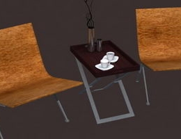 Wooden Leisure Chair Coffer Table Outdoor