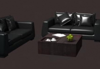 Boss leather sofa units