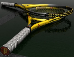 Tennis Racket Tennis Bat Yellow