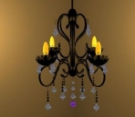 Warm and elegant chandelier