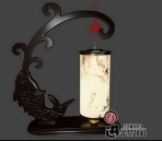 Chinesisch-Stil aus Holz Lampe-2