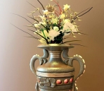 Retro Vase Gesteck