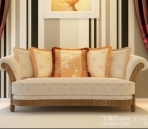 European double sit on the sofa