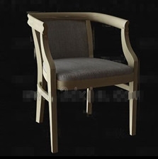 Retro simple wooden chair